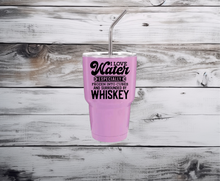 Load image into Gallery viewer, I Love Water Surrounded by Whiskey Mini Tumbler Shot Glass
