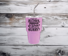 Load image into Gallery viewer, Alcohol Kills Slowly Mini Tumbler Shot Glass