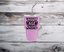 Load image into Gallery viewer, Whiskey Improves With Age, I Improve With Whiskey Mini Tumbler Shot Glass
